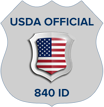 Approved USDA AIN Provider USDA 840 Logo