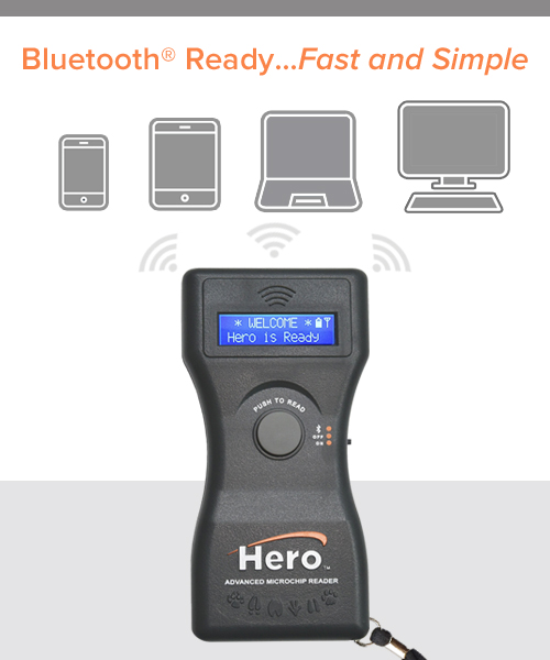NEW! Hero™ Advanced Reader • Microchip ID Systems